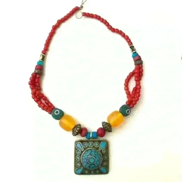 Tibetan  style necklace - Picture 1 of 5